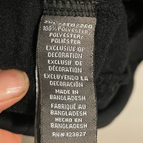 Saint Studio Black Velvet Floral Hoodie - Picture 5 of 6